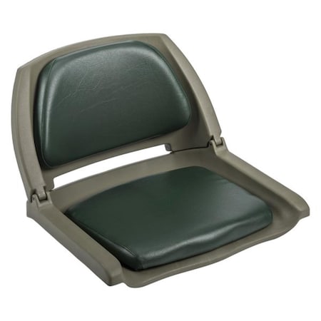 Wise Padded Plastic Fold Down Chair, Green 8WD139LS-713